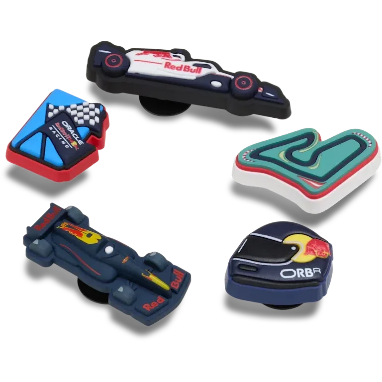 Oracle Red Bull Racing Crocs 5 Pack Jibbitz Jibbitz Shoe Charm Oracle Red Bull Racing Crocs 5 Pack Jibbitz Jibbitz Shoe Charm
