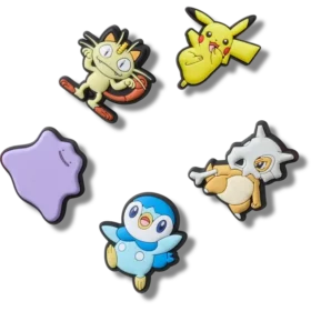 Pokemon Variety 5 Pck Jibbitz™ Charms