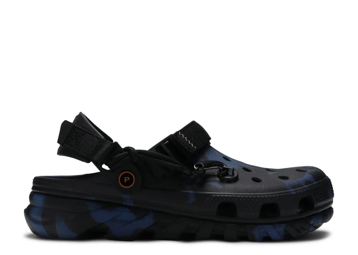 Post Malone x Duet Max Clog ‘Blue Camo’ Post Malone x Duet Max Clog ‘Blue Camo’