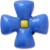 Puffy Blue Flower Jibbitz™ Charms
