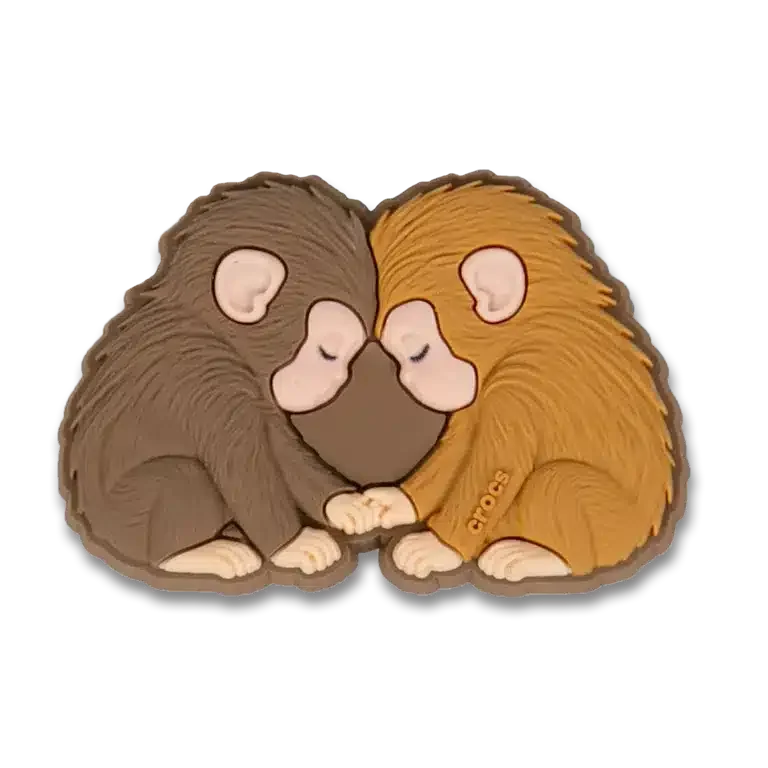 Punch the Monkey and His Bestie Jibbitz Shoe Charm Punch the Monkey and His Bestie Jibbitz Shoe Charm