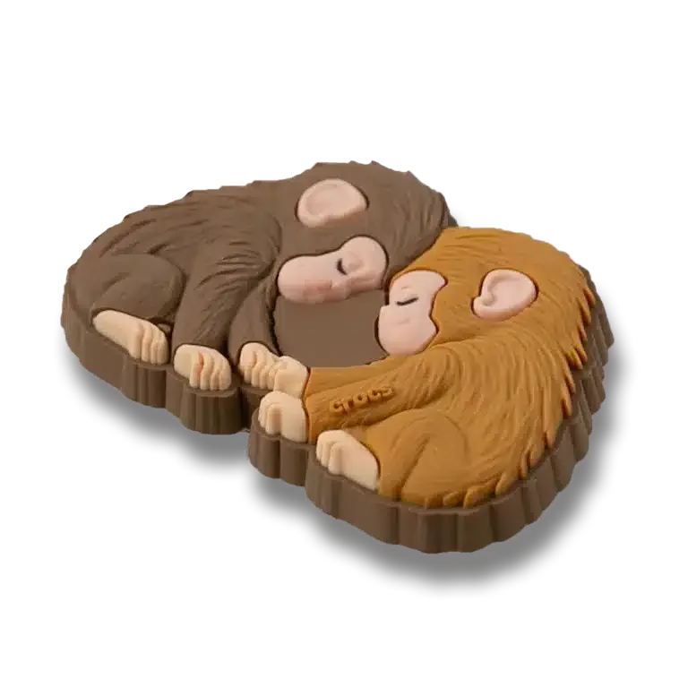 Punch the Monkey and His Bestie Jibbitz Shoe Charm Punch the Monkey and His Bestie Jibbitz Shoe Charm