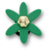 Retro Green Spinner Flower Jibbitz™ Charms