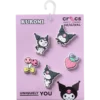 Sanrio Kuromi 5 Pack Jibbitz™ Charms