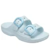 Saturday Enamel Buckle Sandal “Vapor Ice”