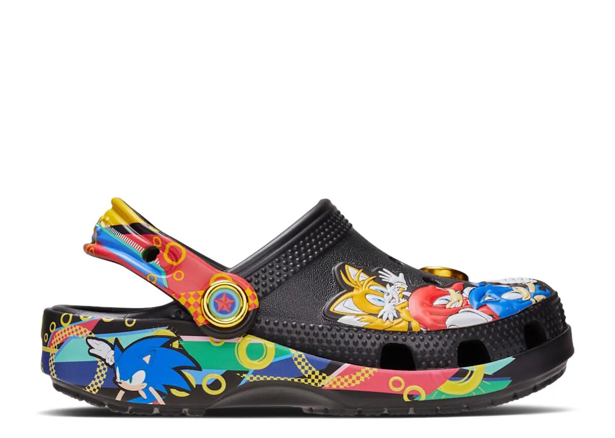 SEGA Sonic The Hedgehog x Crocs Classic Clog TD ‘Black Multi Color’ SEGA Sonic The Hedgehog x Crocs Classic Clog TD ‘Black Multi Color’