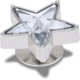 Silver Gem Sparkle Star Jibbitz™ Charms