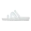 Splash Glossy Strappy Sandal “White”