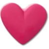 Stacked Pink Heart Jibbitz™ Charms