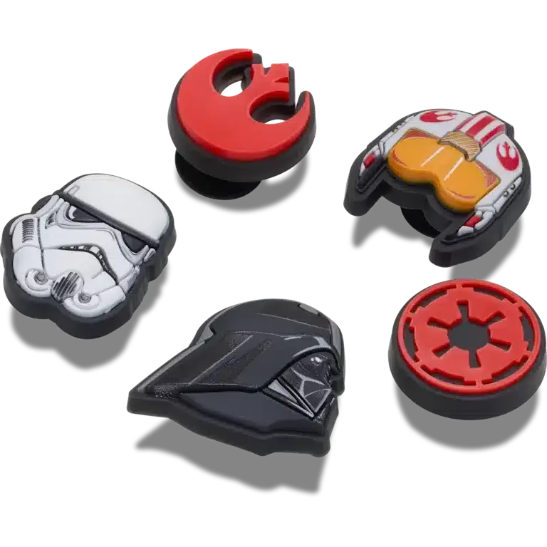 Star Wars Symbols 5 Pack Jibbitz™ Charms Star Wars Symbols 5 Pack Jibbitz™ Charms