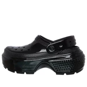 Stomp High Shine Clog “Black”