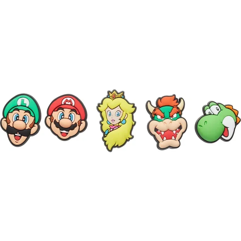 Super Mario™ 5-Pack Jibbitz Shoe Charm Super Mario™ 5-Pack Jibbitz Shoe Charm