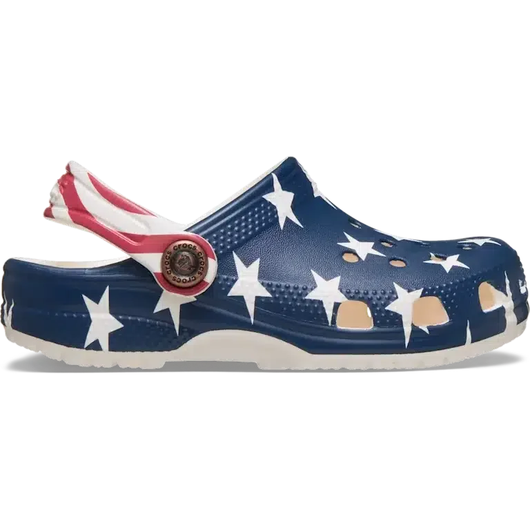 Toddler Classic American Flag Clog Toddler Classic American Flag Clog