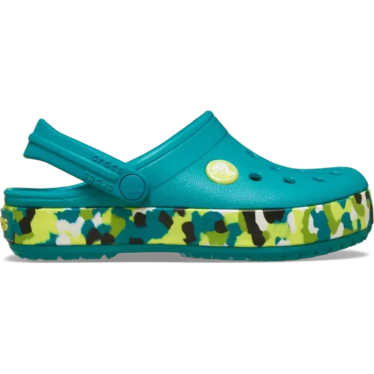 Toddler Crocband Glow Confetti Band Clog Toddler Crocband Glow Confetti Band Clog