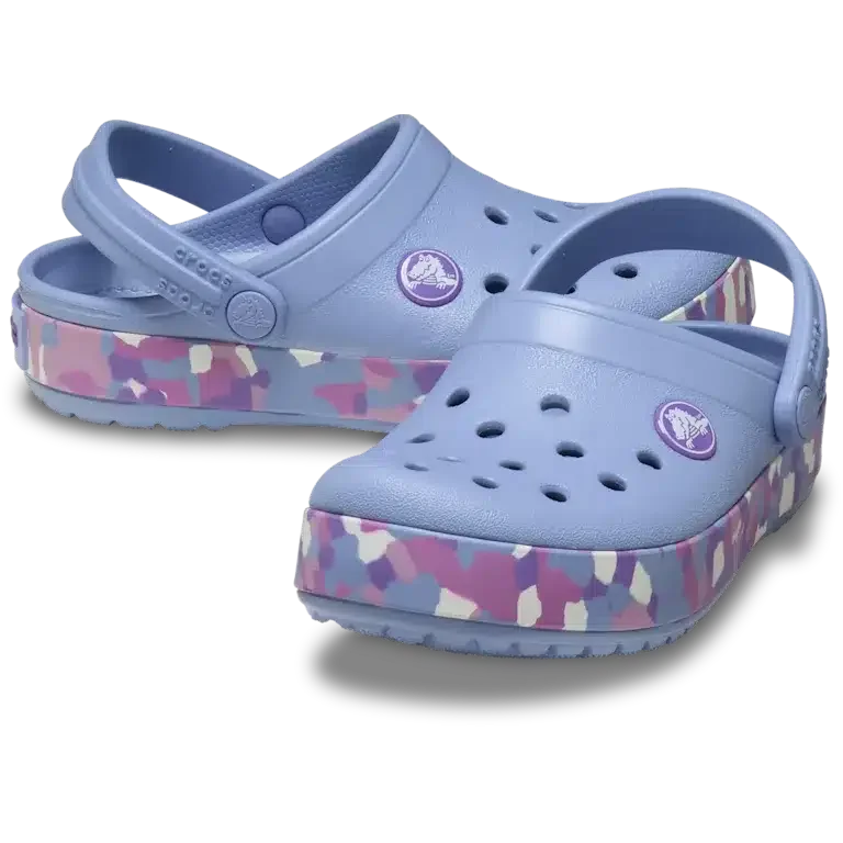 Toddler Crocband Glow Confetti Band Clog Toddler Crocband Glow Confetti Band Clog