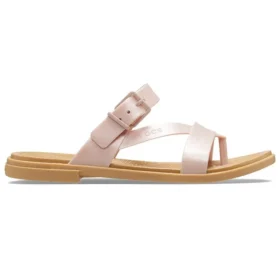 Tulum Shimmer Toe Post Sandals “Pink Clay”