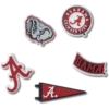 University of Alabama 5 Pack Jibbitz™ Charms