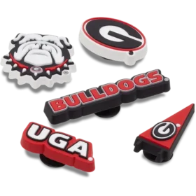 University of Georgia 5 Pack Jibbitz™ Charms University of Georgia 5 Pack Jibbitz™ Charms