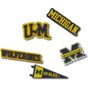 University of Michigan 5 Pack Jibbitz™ Charms University of Michigan 5 Pack Jibbitz™ Charms