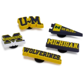 University of Michigan 5 Pack Jibbitz™ Charms University of Michigan 5 Pack Jibbitz™ Charms